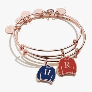 Harry Potter Best Friend Sweater Bracelets, Set of 2, Rose Gold, Alex and Ani